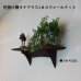 画像2: インテリア 壁棚　おしゃれ　幅55ｃｍ 1枚板仕様【タナプラス180ウォールナット】 (2)
