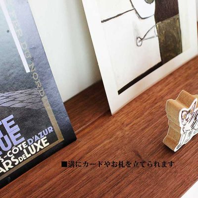 画像3: インテリア 壁棚　おしゃれ　幅70ｃｍ 1枚板仕様【タナプラス120ウォールナット】