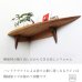 画像5: 飾り棚  壁掛け【カド・ロングゼロ/クルミ左モデル】木製のコーナー用ウォールシェルフ (5)