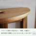 画像6: コンソールテーブル（スリー）スリムでモダン　おしゃれ　半円形　玄関に最適 奥行23ｃｍ　送料無料  (6)