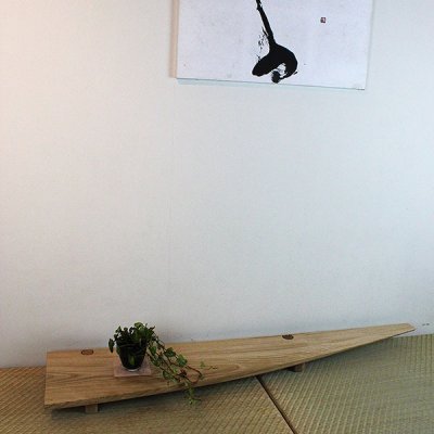 画像4: 置床”OKIDOKO120 おきどこ120 置き床のイメージを変える。無垢一枚板、おしゃれで現代の暮らしに馴染む新しい床の間