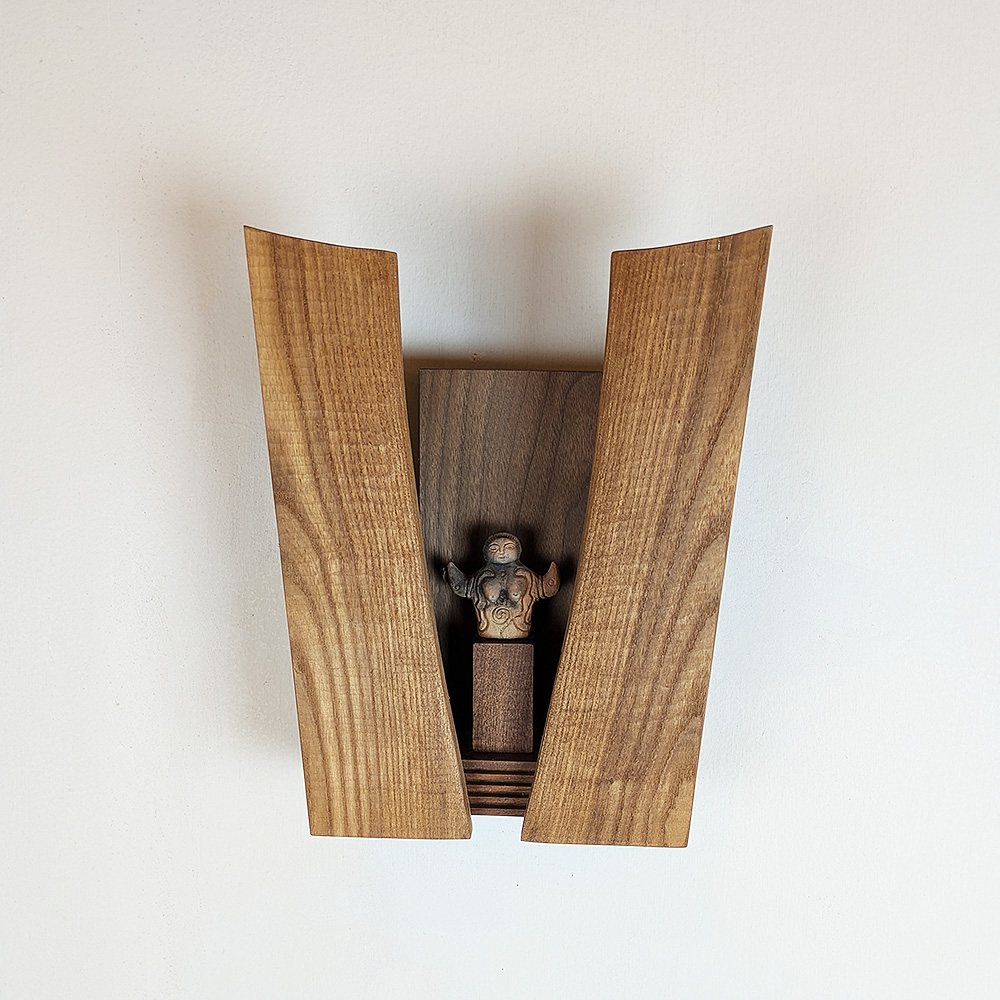 インテリアアート 土偶 　