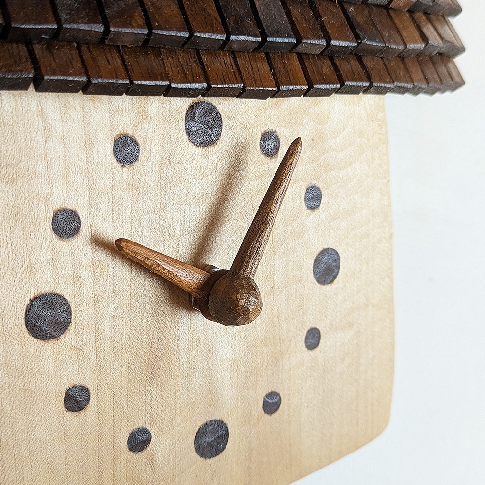 木製三日月時計 針