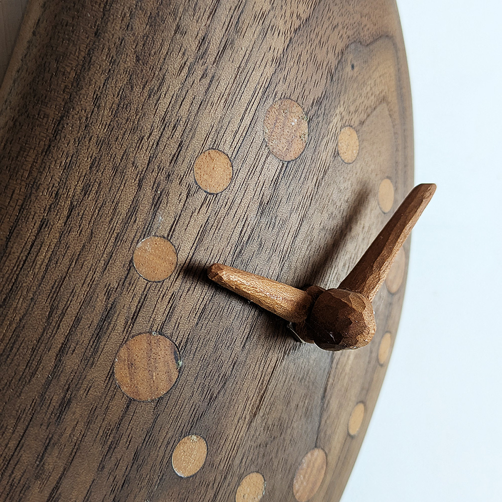 木製三日月時計 針