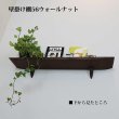 画像4: インテリア 壁棚　おしゃれでナチュラル　ピン固定 マンション最適【ゼロ56ウォールナット】