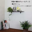 画像2: インテリア 壁棚　おしゃれでナチュラル　ピン固定 マンション最適【ゼロ56ウォールナット】
