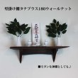 画像6: インテリア 壁棚　おしゃれ　幅55ｃｍ 1枚板仕様【タナプラス180ウォールナット】
