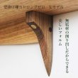 画像6: 飾り棚  壁掛け【カド・ロングゼロ/クルミ左モデル】木製のコーナー用ウォールシェルフ