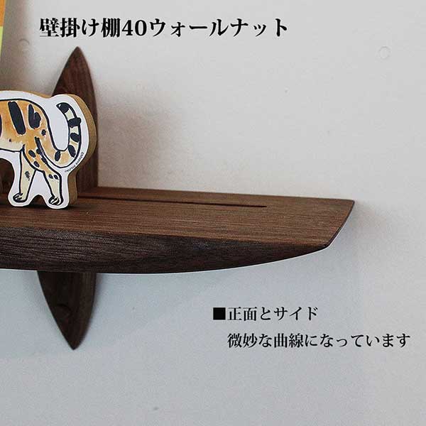 画像3: インテリア 壁棚　おしゃれでコンパクト　ピン固定【ゼロ40ウォールナット】